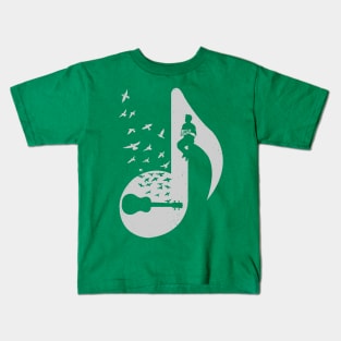 Musical note - Ukulele Kids T-Shirt